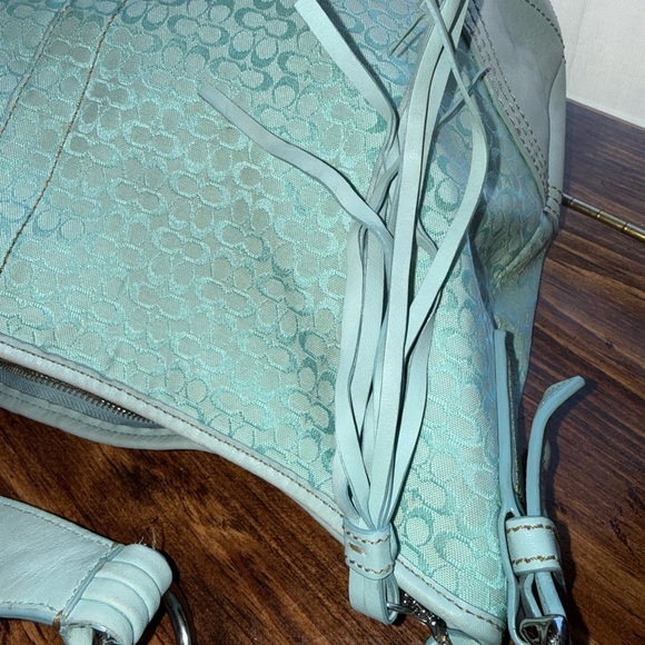 Coach Light Blue Hobo - Picture 16 of 16